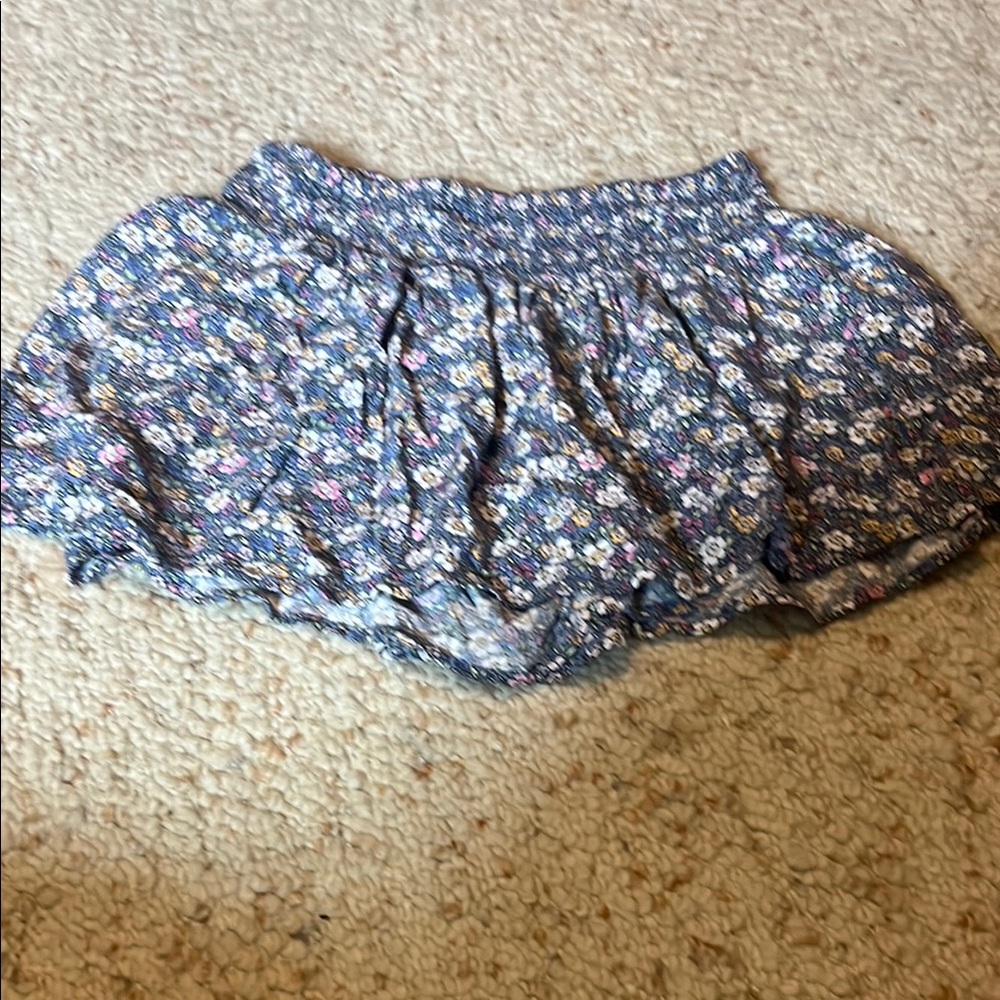 Forever 21 Blue Floral Skirt